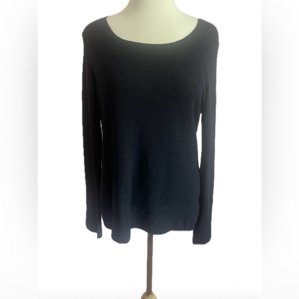 Elie Tahari Midnight Knit Top